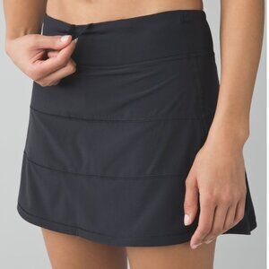 Lululemon Pace Rival Skirt - Black - Size 8